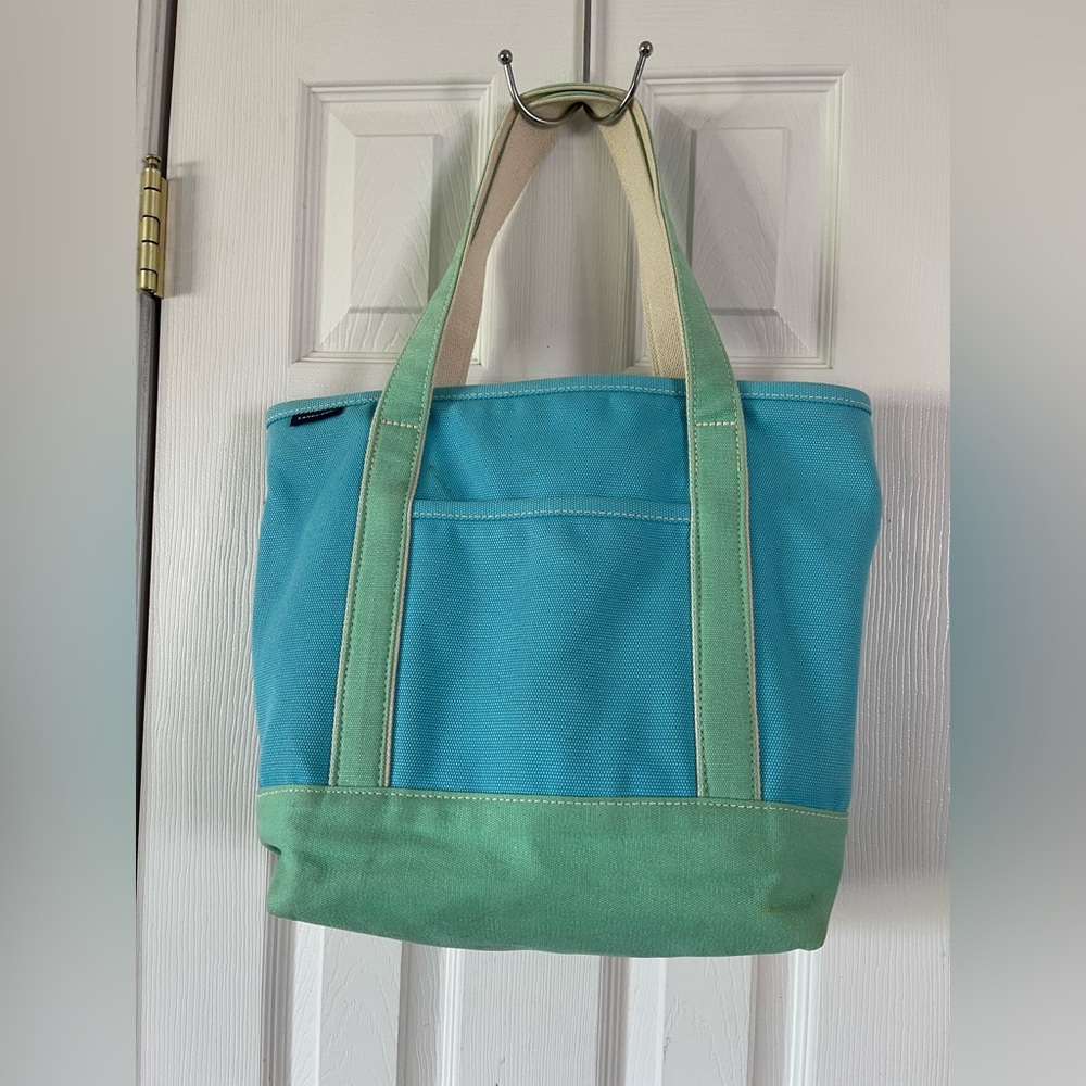 Lands End Canvas Tote Bag With Dual Handles